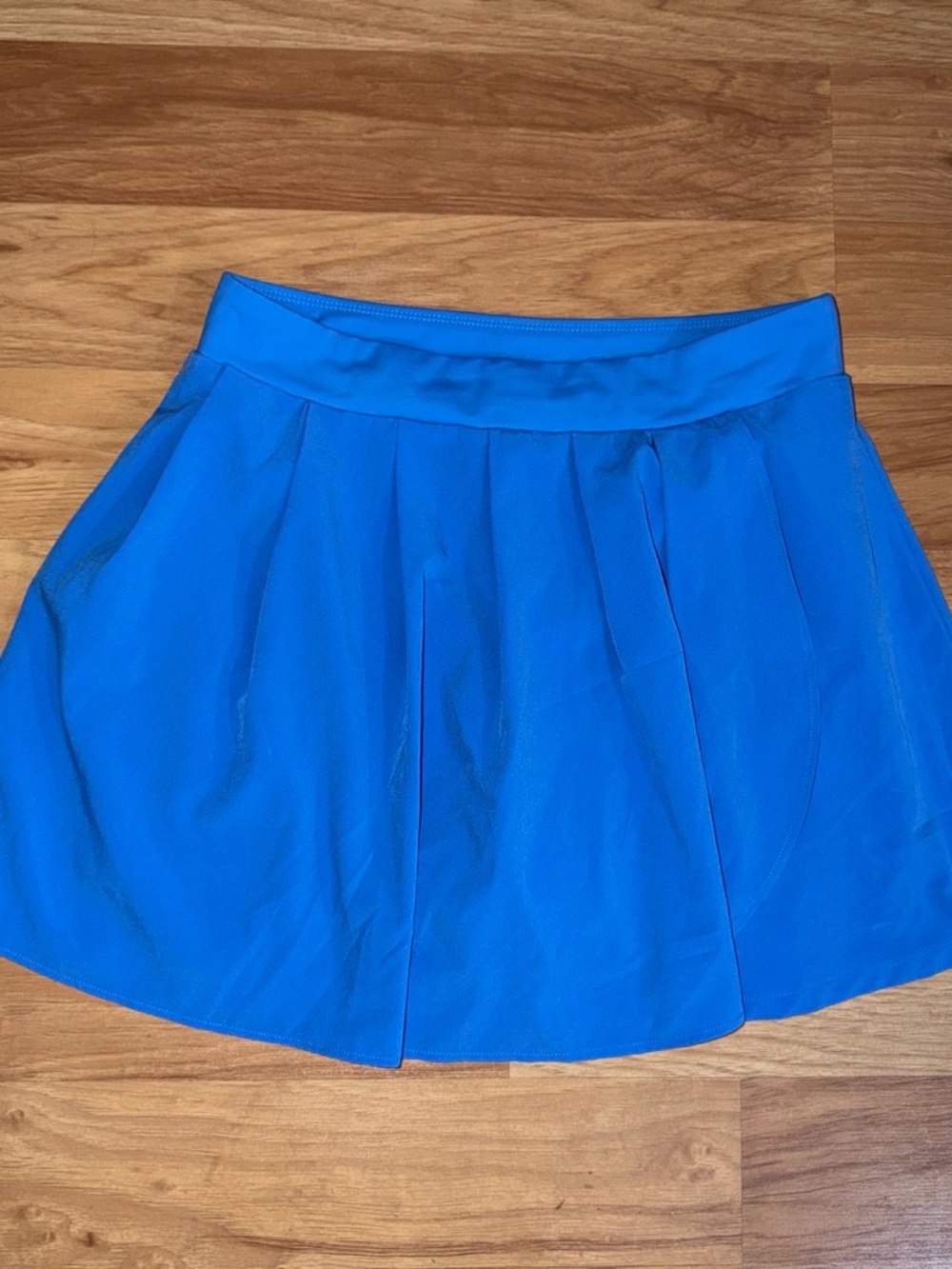 J. Crew Bright Blue Circle Skirt